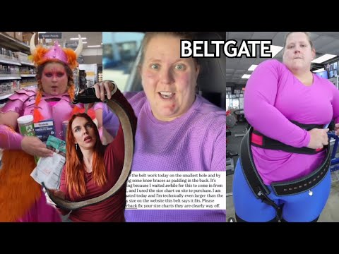 BeltGate - Where Anna Lies About 5X Lifting Belt Being Too Big At Her 48 Inch Rib Cage