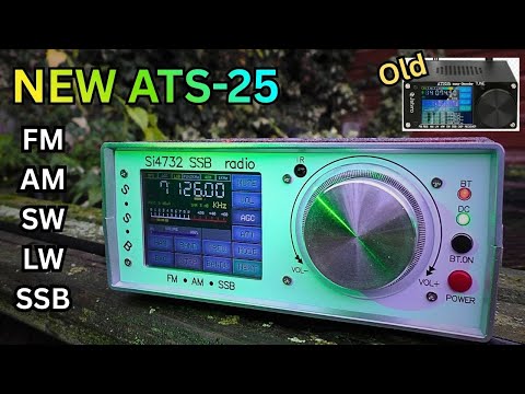 The New ATS-25 Shortwave SSB Radio now with Stereo Speakers.