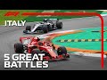 Five Incredible Battles at the Italian Grand Prix