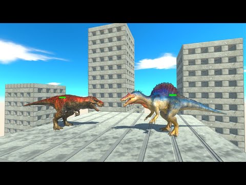 1 vs 1 Random Tournament on Wobbly Building - Animal Revolt Battle Simulator