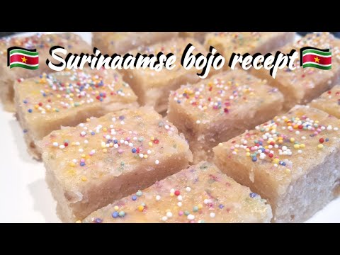 🇸🇷 Surinaamse bojo recept | Surinam Cassava Coconut cake recipe | EN subtitle |