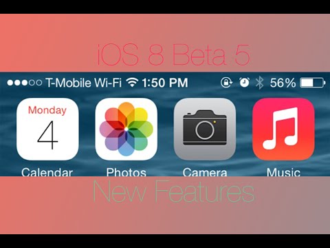 iOS 8 Beta 5: New Features