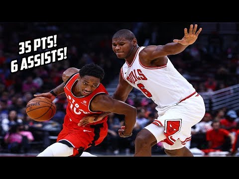 DeMar DeRozan Full Highlights 01/03/18 @ Bulls - 35 Pts, 6 Assists!