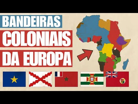 Bandeiras coloniais dos países europeus