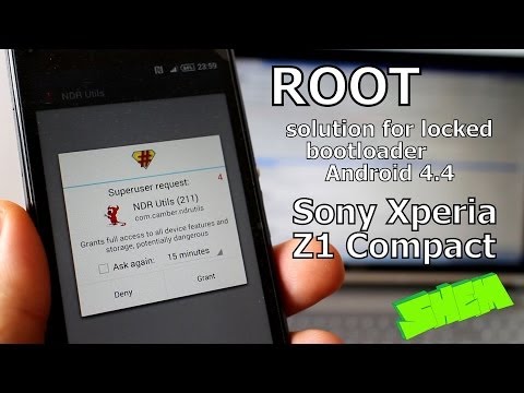 Sony Xperia Z1 Compact D5503 ROOT solution for locked bootloader Android 4.4 firmware