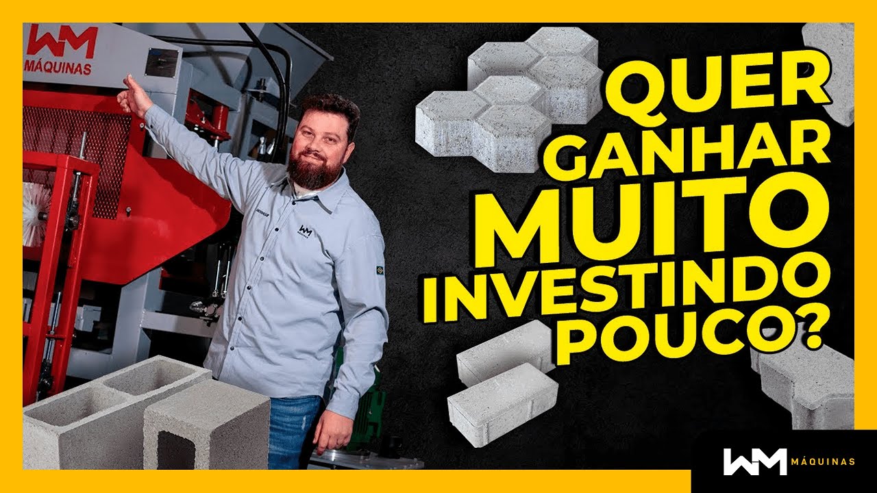 5 PASSOS PARA INICIAR UMA FÁBRICA DE BLOCOS DE CONCRETO!!🧱🔥 QUANTO PRECISO INVESTIR PRA FICAR RICO??
