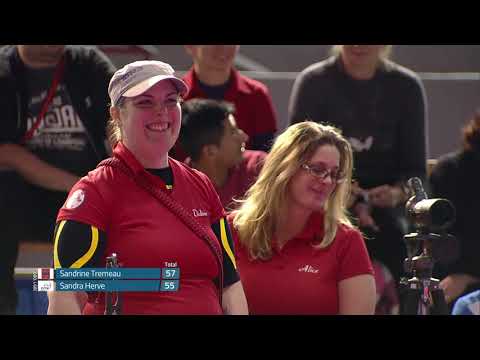 Trémeau (Villiers Le Bel) vs Hervé (Draveil Sénart) – Or Arc à poulies Femmes S1 | Vittel 2019