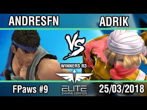 [Force Paw Sundays #9] AndresFn (Ryu) vs Adrik (Sheik) Winners R3
