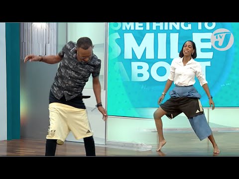 No Hands Shorts Challenge Neville Bell and Simone Clarke Cooper TVJ Smile Jamaica