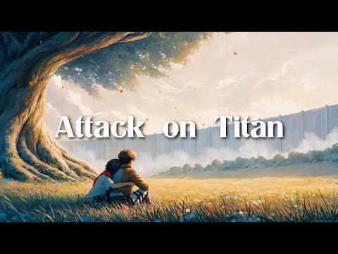 [1Hr] Attack on Titan | Relaxing Soft Piano | Sleep Piano Cover (With Nature Sounds)