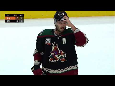 John Hayden VS Max Jones Fight Anaheim Ducks at Arizona Coyotes