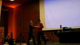 SalsaInMarburg.de: Pedro Gomez Partnerwork on1 Intermediate II  Frankfurt goes Salsa 2009