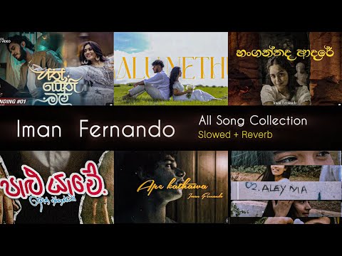 Iman Fernando All Songs Collection | slowed + reverb | #imanfernando #denumusic #sinhalasongs 🙇‍♂️🖤