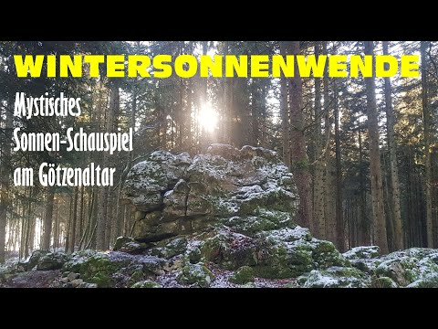 ☀️Winter Solstice!🌟Mystical solar spectacle at the idol altar.🌜