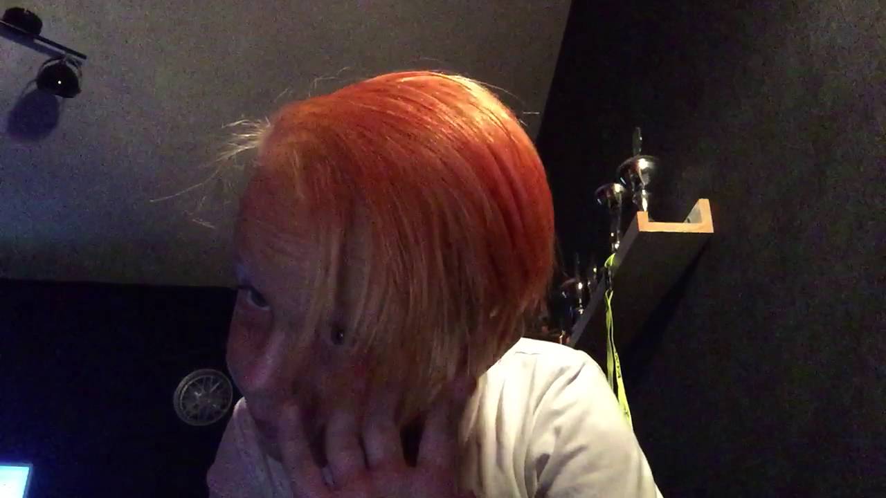 Oranje haar
