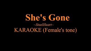Download lagu She's Gone - Steelheart | Karaoke (Female's tone) | Bubble Dia's tone mp3