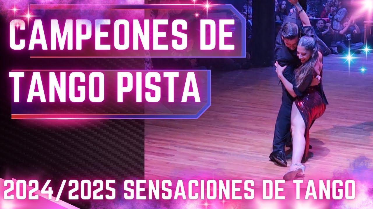 Campeones mundiales de tango Fatima Caracoch,  Brenno Marques en Sensaciones de tango milonga