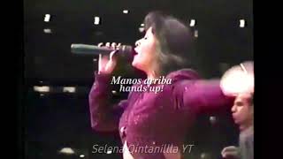 Selena: Last Concert-Amor prohibido (RARE VIDEO) ENGLISH AND SPANISH  LYRICS