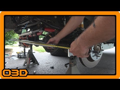 Part Four- JK Steering Upgrades - Setting Toe Using Low Range Off Road Toe Adjustment Plates