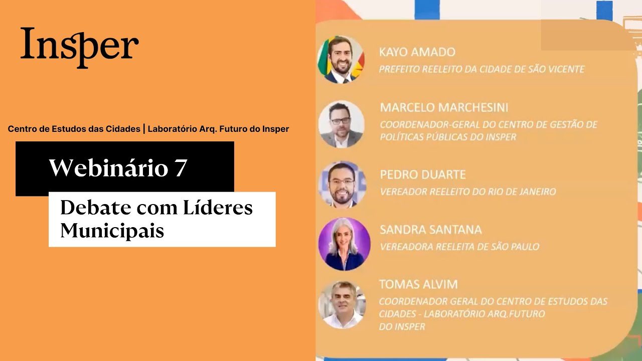 Webinário 7: Debate com Líderes Municipais