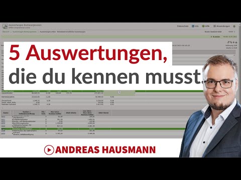 5 evaluations in DATEV Unternehmen online