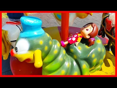 NİLOYA ÇOCUK PARKINDA ATLI KARINCAYA BİNDİ ÇOK EĞLENDİ | NİLOYANIN EFE ABİSİYLE PARK MACERASI