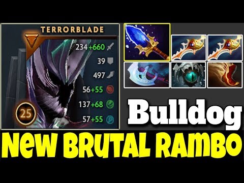 Bulldog [Terrorblade] OMG How to stop this RAMBO 1000 Damage? 7.22 Dota 2