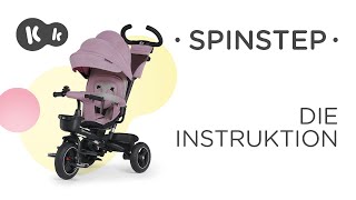 Wie wird das SPINSTEP-Dreirad von Kinderkraft aufgebaut? Montageanleitung