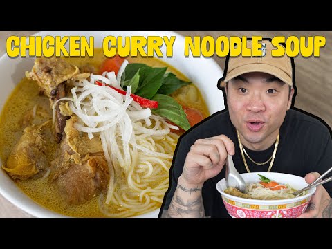 How to Make: Chicken Curry Noodle Soup / Bún Cà Ri Gà - My favorite way to eat Vietnamese Curry!