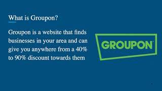How to use Groupon
