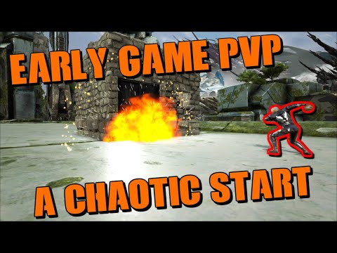 EARLY GAME PVP AND A CHAOTIC START - MTS Beginners S3 Ep 1 - Ark: Survival Evolved