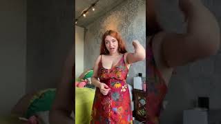 Braless no bra bouncy bouncing boobs dancing tiktok nip slip boob
