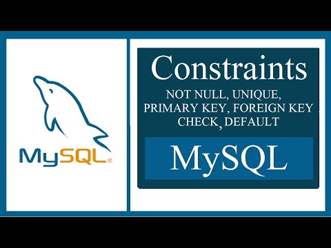 MySQL Constraints Tutorial with 20 Examples NOT NULL UNIQUE DEFAULT CHECK PRIMARYKEY INDEXES