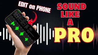 How to Edit Audio on Mobile | Best Free Audio Editing App (Android/iOS)