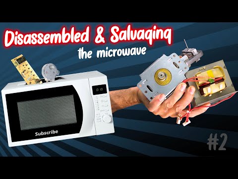 Посмотрите, что я нашел в МИКРОВОЛНОВОЙ ПЕЧИ - РАЗБОРКА и утилизация №2