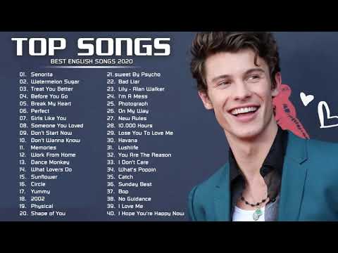 Shawn Mendes, Rihanna, Maroon 5, Ed Sheeran, Sam Smith- Best Pop Music Playlist 2020