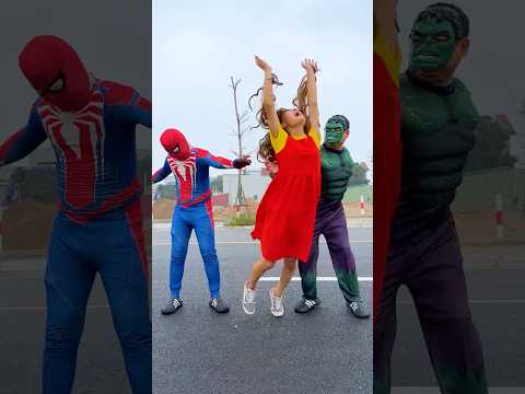 Hulk vs Squid game   vs Spiderman  Outplay and Won   Marvel Animation