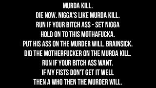 Twisted Insane- Murda Kill *LYRICS ON SCREEN* (Prod. Skilteck)