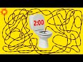 2 Minute Timer Bomb TOILET