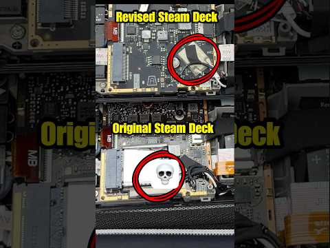 Launch Day Steam Decks Have a Design Flaw #tech #technology #pc #shorts