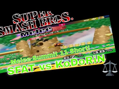 SFAT Trying To Bring It Back On KoDoRiN - #Smash #Melee #Summit 11 #Gaming #Shorts