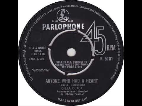 UK no. 1, (185) Cilla Black - Anyone Who Had A Heart