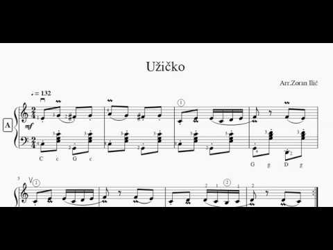 Užičko kolo ( Note za harmoniku)