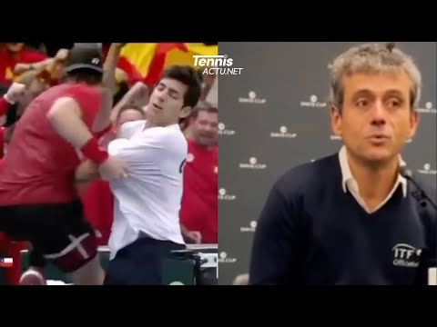 Davis Cup 2025 - Carlos Ramos, referee of the Belgium-Chile match : "It was an unfortunate accident"