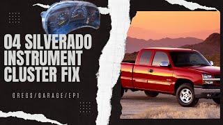 04 Chevy Silverado Gauge Cluster DIY Fix! || Gregs Garage Ep1
