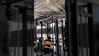 ミス慶應(@nana.takahashi_) ジム トレーニング動画 #shorts