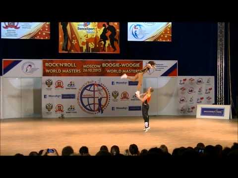 Ivan YOUDIN und Olga SBITNEVA World Masters Moskau Rock´n´Roll 26.10.2013 Acrobatic Final