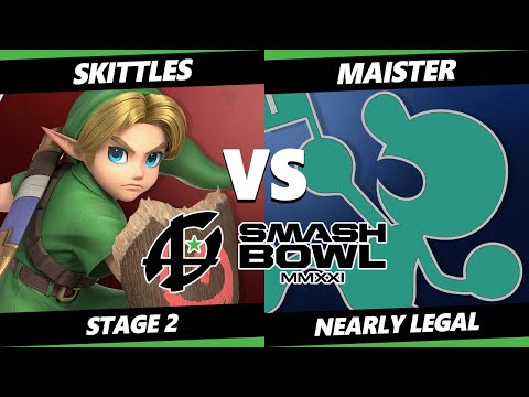 Smash Bowl MMXI Nearly Legal SSBU - Skittles (Young Link) Vs Maister (Game & Watch) Ultimate Stage 2