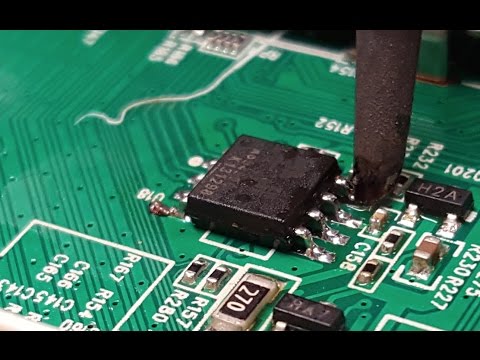 Reparando Samsung TV LCD no se enciende Sin imagen pantalla oscura Capacitores son malos