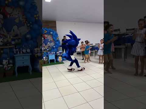 #personagemvivo #shorts #animadoresdefesta #sonic #aniversario #desenhoanimado #viralshorts